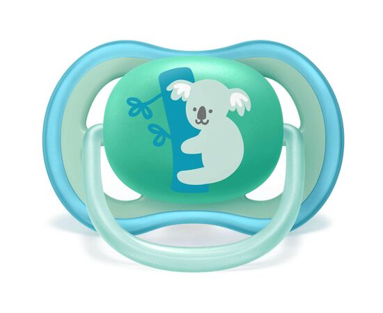Пустышка Philips AVENT Ultra Air 18+ мес 2 шт для мальчиков (SCF349/11), изображение 3 Пустышка Philips AVENT Ultra Air 18+ мес 2 шт для мальчиков (SCF349/11), изображение 3
