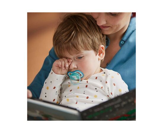 Пустышка Philips AVENT Ultra Air 18+ мес 2 шт для мальчиков (SCF349/11), изображение 4 Пустышка Philips AVENT Ultra Air 18+ мес 2 шт для мальчиков (SCF349/11), изображение 4