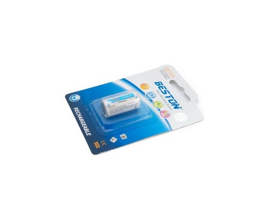 Аккумулятор Beston CR123A (16340) 600mAh Lithium (AAB1844), изображение 3 Аккумулятор Beston CR123A (16340) 600mAh Lithium (AAB1844), изображение 3