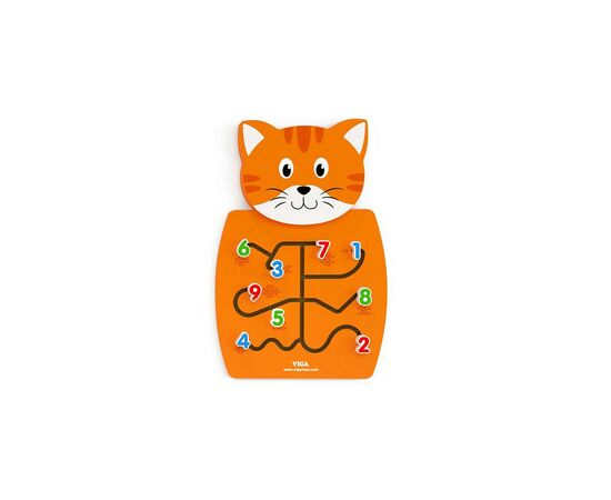 Развивающая игрушка Viga Toys Кот с цифрами (50676)