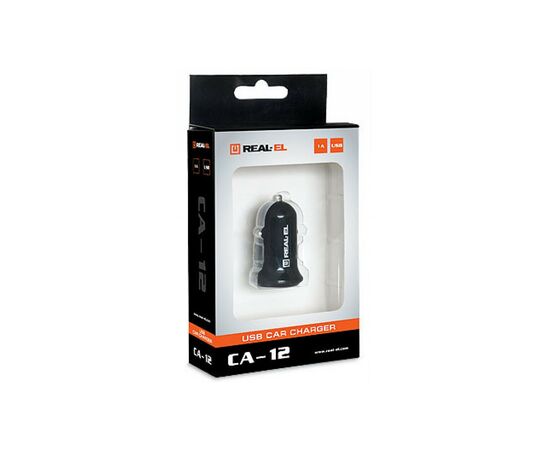 Зарядное устройство REAL-EL CA-12 black (EL123160008), изображение 7 Зарядное устройство REAL-EL CA-12 black (EL123160008), изображение 7