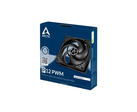Кулер для корпуса Arctic P12 Silent Black (ACFAN00130A), изображение 6 Кулер для корпуса Arctic P12 Silent Black (ACFAN00130A), изображение 6