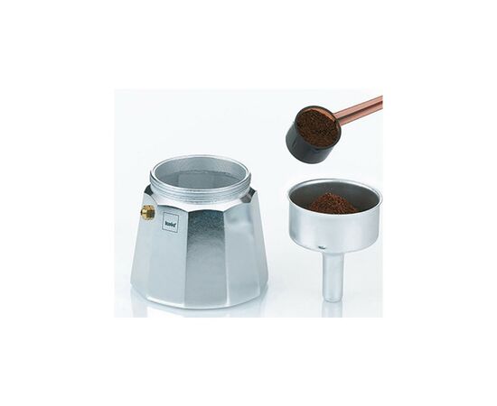 Гейзерная кофеварка Kela Bella 300 мл, 6 чашек (10591), изображение 2 Гейзерная кофеварка Kela Bella 300 мл, 6 чашек (10591), изображение 2