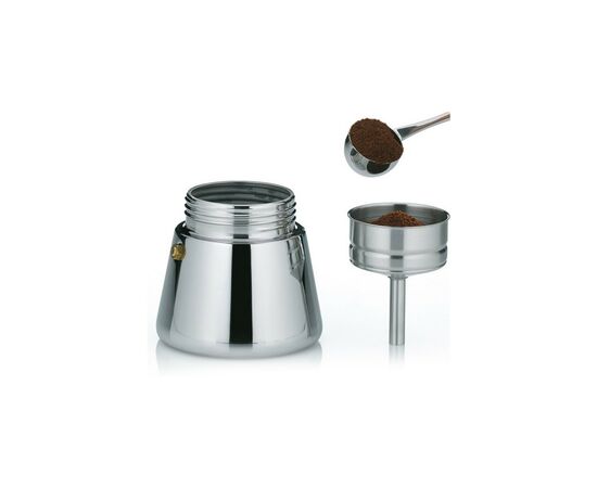 Гейзерная кофеварка Kela Latina 300 мл, 6 чашек (10836), изображение 2 Гейзерная кофеварка Kela Latina 300 мл, 6 чашек (10836), изображение 2