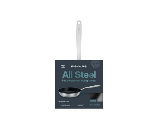 Сковорода Fiskars All Steel 24 см (1023759), зображення 2 Сковорода Fiskars All Steel 24 см (1023759), зображення 2