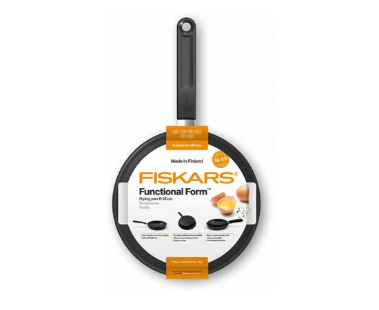 Сковорода Fiskars Functional Form 24 см (1026572), изображение 5 Сковорода Fiskars Functional Form 24 см (1026572), изображение 5