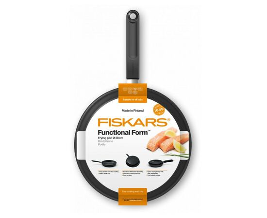 Сковорода Fiskars Functional Form 28 см (1026574), изображение 5 Сковорода Fiskars Functional Form 28 см (1026574), изображение 5