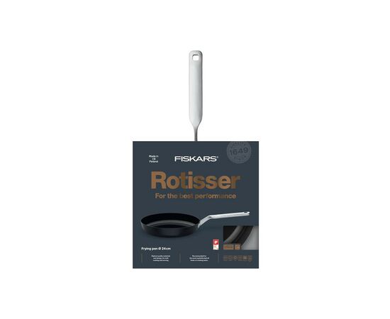 Сковорода Fiskars Rotisser 24 см (1023739), изображение 2 Сковорода Fiskars Rotisser 24 см (1023739), изображение 2