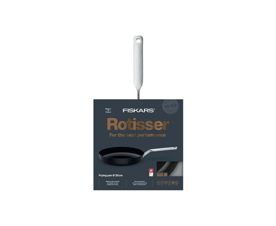 Сковорода Fiskars Rotisser 28 см (1023750), изображение 2 Сковорода Fiskars Rotisser 28 см (1023750), изображение 2