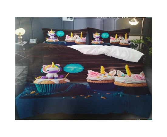 Постельное белье ШЕМ Royal Satin Kids Детский 150х215 (Kids_тістечко)