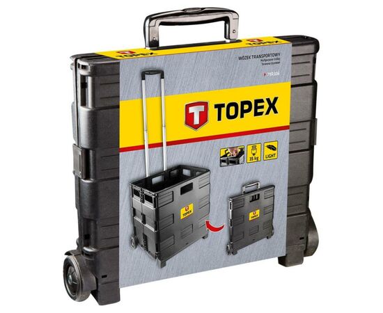 Тележка грузовая Topex универсальный, складной, 35 кг (79R306), изображение 2 Тележка грузовая Topex универсальный, складной, 35 кг (79R306), изображение 2