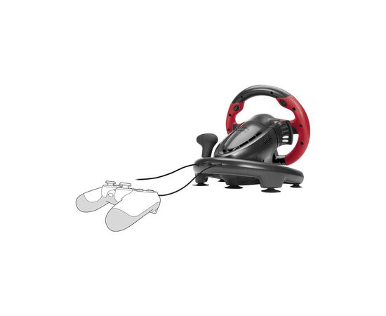 Руль Speedlink Trailblazer Racing Wheel PC/Xbox One/PS3/PS4 Black/Red (SL-450500-BK), изображение 4 Руль Speedlink Trailblazer Racing Wheel PC/Xbox One/PS3/PS4 Black/Red (SL-450500-BK), изображение 4