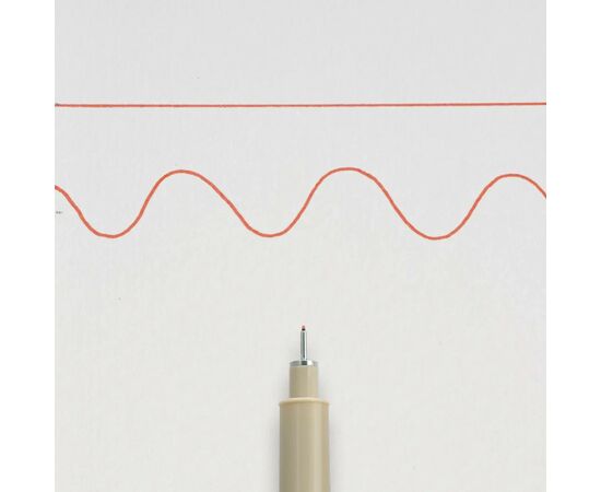 Лайнер Sakura Pigma Micron (0.2) 0,3 мм Красный (084511318403), изображение 4 Лайнер Sakura Pigma Micron (0.2) 0,3 мм Красный (084511318403), изображение 4