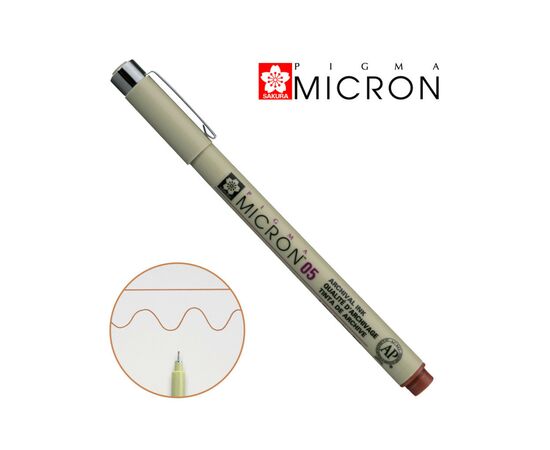 Лайнер Sakura Pigma Micron (0.5) 0,45 мм Коричневий (084511357839)