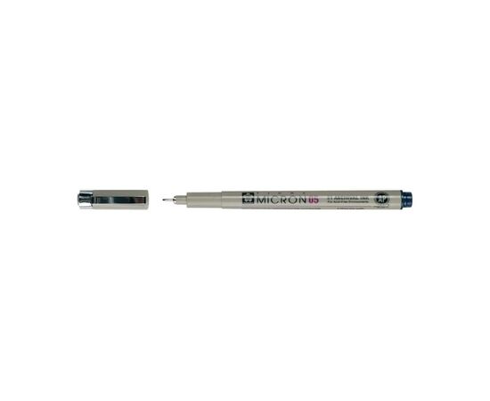 Лайнер Sakura Pigma Micron (0.5) 0,45 мм Сине-черный (084511377455), изображение 3 Лайнер Sakura Pigma Micron (0.5) 0,45 мм Сине-черный (084511377455), изображение 3