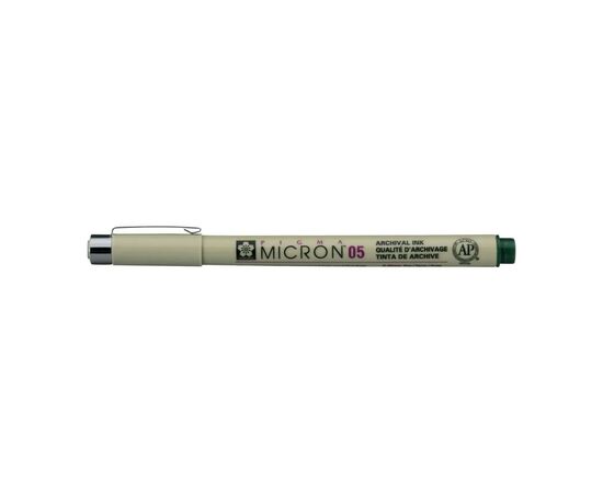 Лайнер Sakura Pigma Micron (0.5) 0,45 мм Темно-зеленый (084511377448)