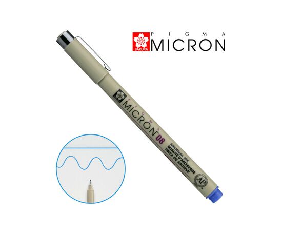 Лайнер Sakura Pigma Micron (0.8) 0,5 мм Синій (084511318342)