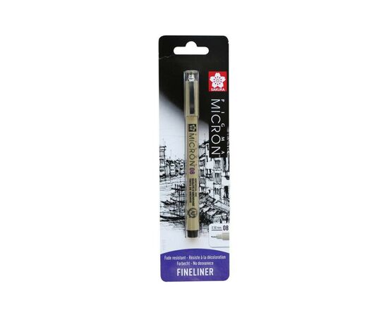Лайнер Sakura Pigma Micron (0.8) 0,5 мм Черный в блистере (8712079441593)