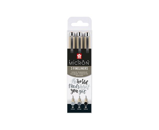 Лайнер Sakura Набор Pigma Micron 03 BASIC 3 цвета (8712079474317)