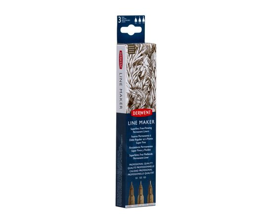 Лайнер Derwent набор Line Maker Graphite 6 шт, графитовые (5028252595834), изображение 2 Лайнер Derwent набор Line Maker Graphite 6 шт, графитовые (5028252595834), изображение 2