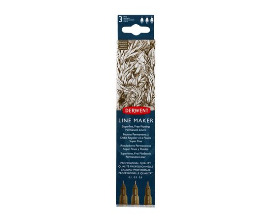Лайнер Derwent набор Line Maker Graphite 6 шт, графитовые (5028252595834)