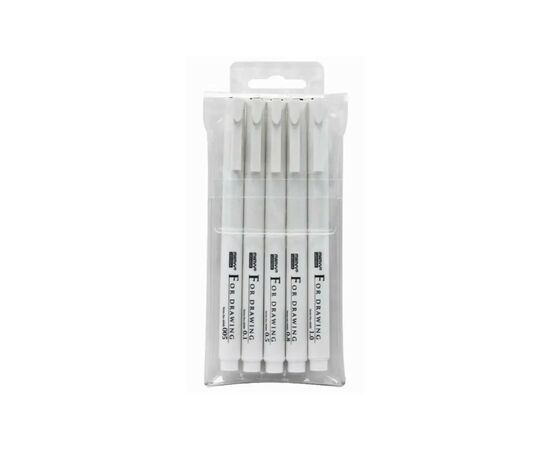 Лайнер Marvy Набор мультилайнеров Черный, 5 шт (752481469547), изображение 2 Лайнер Marvy Набор мультилайнеров Черный, 5 шт (752481469547), изображение 2