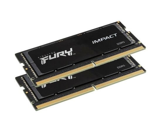Модуль памяти для ноутбука SoDIMM DDR5 32GB (2x16GB) 6000 MHz Impact Kingston Fury (ex.HyperX) (KF560S38IBK2-32), изображение 2 Модуль памяти для ноутбука SoDIMM DDR5 32GB (2x16GB) 6000 MHz Impact Kingston Fury (ex.HyperX) (KF560S38IBK2-32), изображение 2