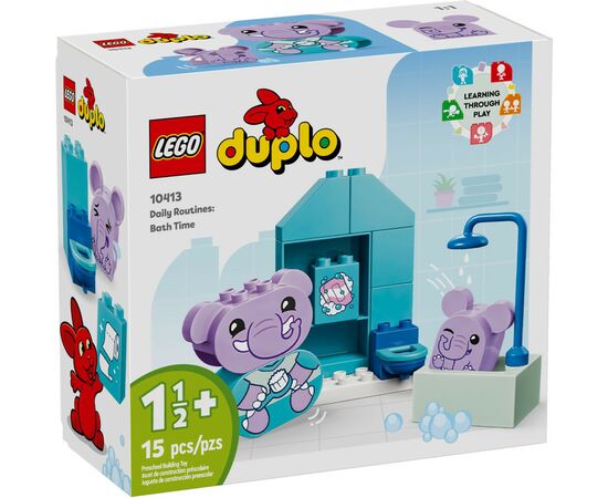 Конструктор LEGO DUPLO My First Повседневные процедуры: Время принимать ванну 15 деталей (10413)