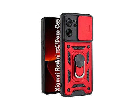 Чохол до мобільного телефона BeCover Military Xiaomi Redmi 13C / Poco C65 Red (710564)
