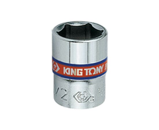 Головка торцевая KING TONY 1/4" 6-гранна 7/16" (233514S)