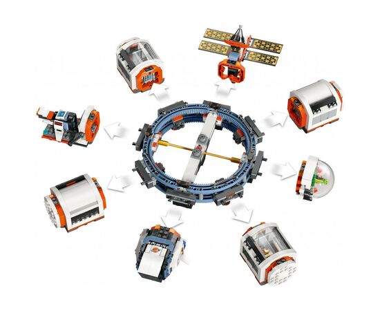 Конструктор LEGO City Модульна космічна станція 1097 деталей (60433), зображення 5 Конструктор LEGO City Модульна космічна станція 1097 деталей (60433), зображення 5