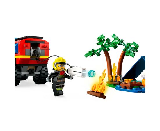 Конструктор LEGO City Пожежний позашляховик з рятувальним човном 301 деталей (60412), зображення 4 Конструктор LEGO City Пожежний позашляховик з рятувальним човном 301 деталей (60412), зображення 4