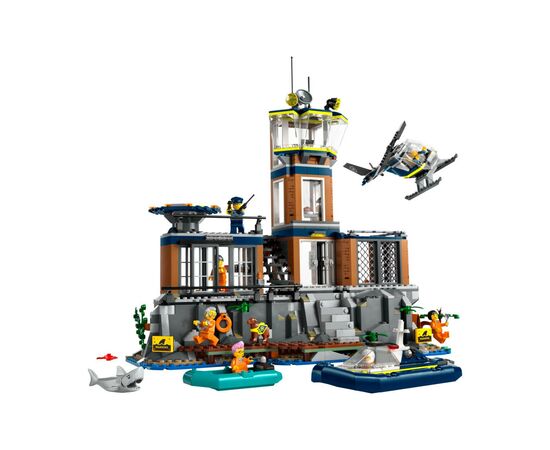 Конструктор LEGO City Полицейский остров-тюрьма 980 деталей (60419), изображение 2 Конструктор LEGO City Полицейский остров-тюрьма 980 деталей (60419), изображение 2