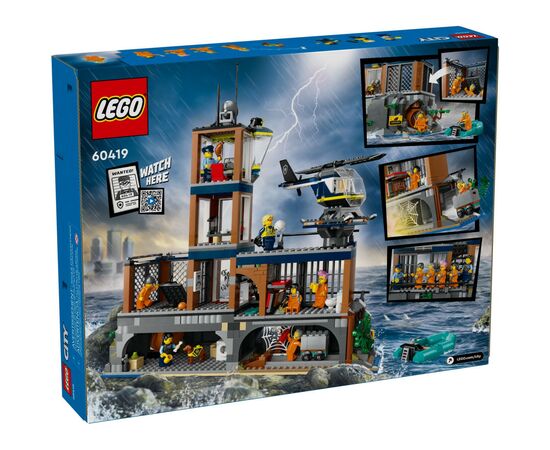 Конструктор LEGO City Полицейский остров-тюрьма 980 деталей (60419), изображение 9 Конструктор LEGO City Полицейский остров-тюрьма 980 деталей (60419), изображение 9