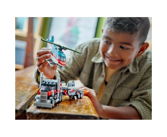 Конструктор LEGO Creator Бортовой грузовик с вертолетом 270 деталей (31146), изображение 11 Конструктор LEGO Creator Бортовой грузовик с вертолетом 270 деталей (31146), изображение 11