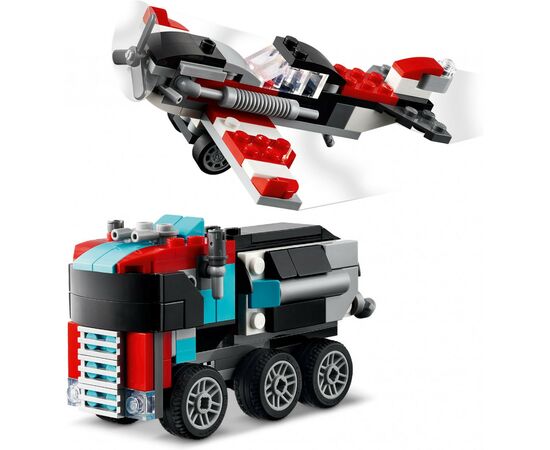 Конструктор LEGO Creator Бортовой грузовик с вертолетом 270 деталей (31146), изображение 3 Конструктор LEGO Creator Бортовой грузовик с вертолетом 270 деталей (31146), изображение 3