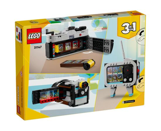 Конструктор LEGO Creator Ретро фотокамера 261 деталей (31147), изображение 10 Конструктор LEGO Creator Ретро фотокамера 261 деталей (31147), изображение 10