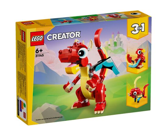 Конструктор LEGO Creator Червоний Дракон 149 деталей (31145)