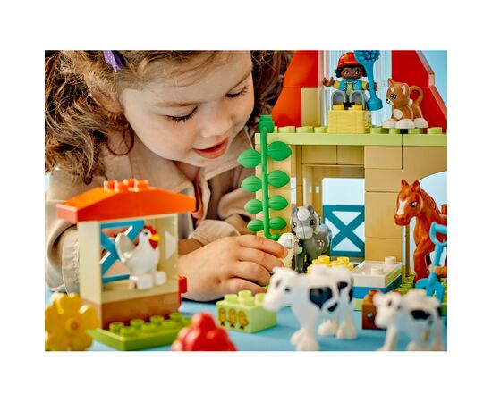 Конструктор LEGO DUPLO Town Уход за животными на ферме 74 деталей (10416), изображение 6 Конструктор LEGO DUPLO Town Уход за животными на ферме 74 деталей (10416), изображение 6