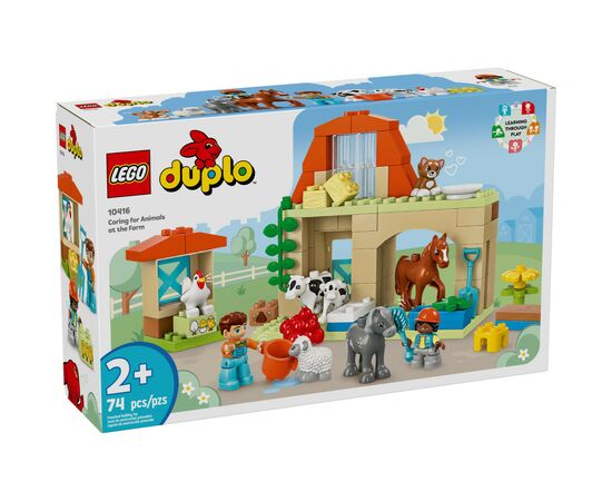 Конструктор LEGO DUPLO Town Уход за животными на ферме 74 деталей (10416)