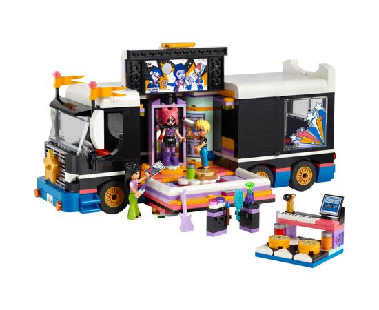 Конструктор LEGO Friends Автобус для музыкального тура поп-звезды 845 деталей (42619), изображение 2 Конструктор LEGO Friends Автобус для музыкального тура поп-звезды 845 деталей (42619), изображение 2