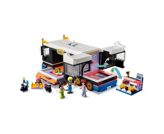 Конструктор LEGO Friends Автобус для музыкального тура поп-звезды 845 деталей (42619), изображение 3 Конструктор LEGO Friends Автобус для музыкального тура поп-звезды 845 деталей (42619), изображение 3