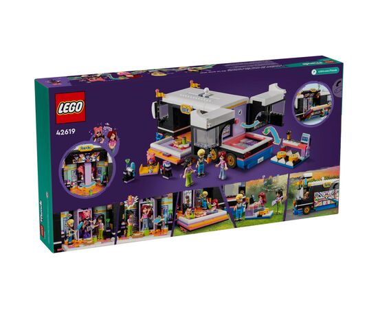 Конструктор LEGO Friends Автобус для музыкального тура поп-звезды 845 деталей (42619), изображение 8 Конструктор LEGO Friends Автобус для музыкального тура поп-звезды 845 деталей (42619), изображение 8