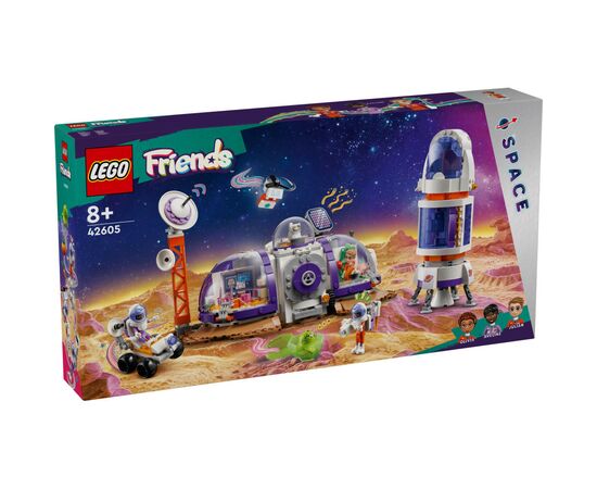 Конструктор LEGO Friends Космическая база на Марсе и ракета 981 деталей (42605)