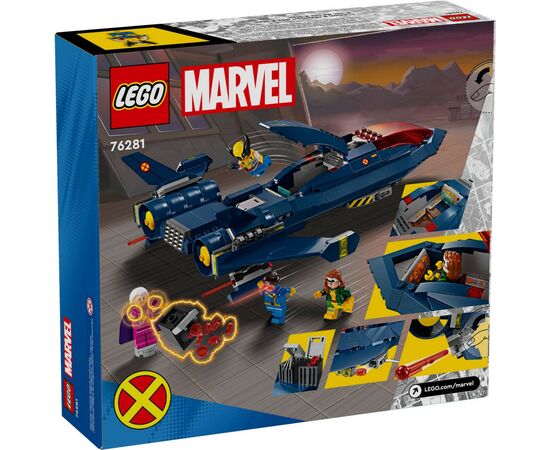 Конструктор LEGO Super Heroes X-Jet Людей Икс 359 деталей (76281), изображение 8 Конструктор LEGO Super Heroes X-Jet Людей Икс 359 деталей (76281), изображение 8
