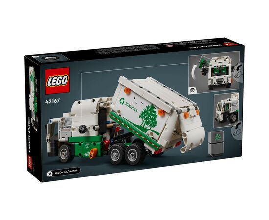 Конструктор LEGO Technic Мусоровоз Mack LR Electric 503 деталей (42167), изображение 7 Конструктор LEGO Technic Мусоровоз Mack LR Electric 503 деталей (42167), изображение 7
