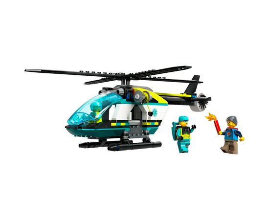 Конструктор LEGO City Гелікоптер аварійно-рятувальної служби 226 деталей (60405), зображення 2 Конструктор LEGO City Гелікоптер аварійно-рятувальної служби 226 деталей (60405), зображення 2
