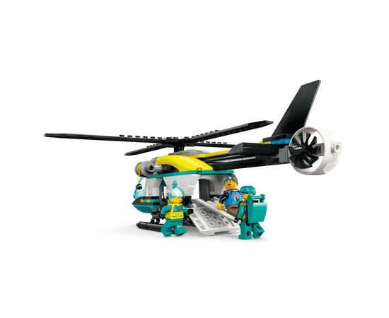 Конструктор LEGO City Гелікоптер аварійно-рятувальної служби 226 деталей (60405), зображення 3 Конструктор LEGO City Гелікоптер аварійно-рятувальної служби 226 деталей (60405), зображення 3