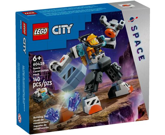 Конструктор LEGO City Костюм робота для конструювання в космосі 140 деталей (60428)
