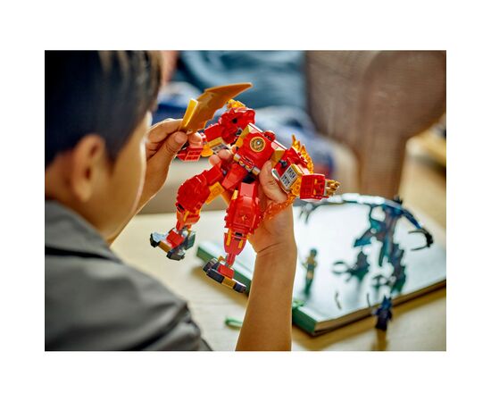 Конструктор LEGO NINJAGO Робот огненной стихии Кая 322 деталей (71808), изображение 7 Конструктор LEGO NINJAGO Робот огненной стихии Кая 322 деталей (71808), изображение 7